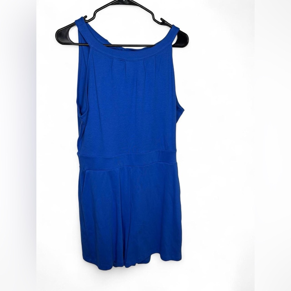 Blue One Piece Shorts Jumper